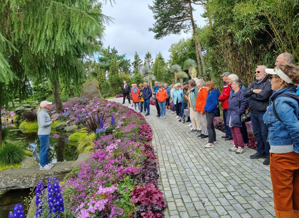 Tur til blomsterparken Flor og Fjære med Temareiser Fredrikstad