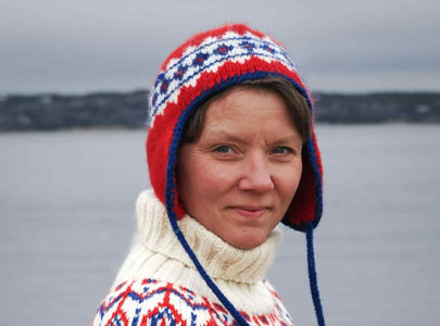 Strikketur til Finnmark med Siv Romsdal